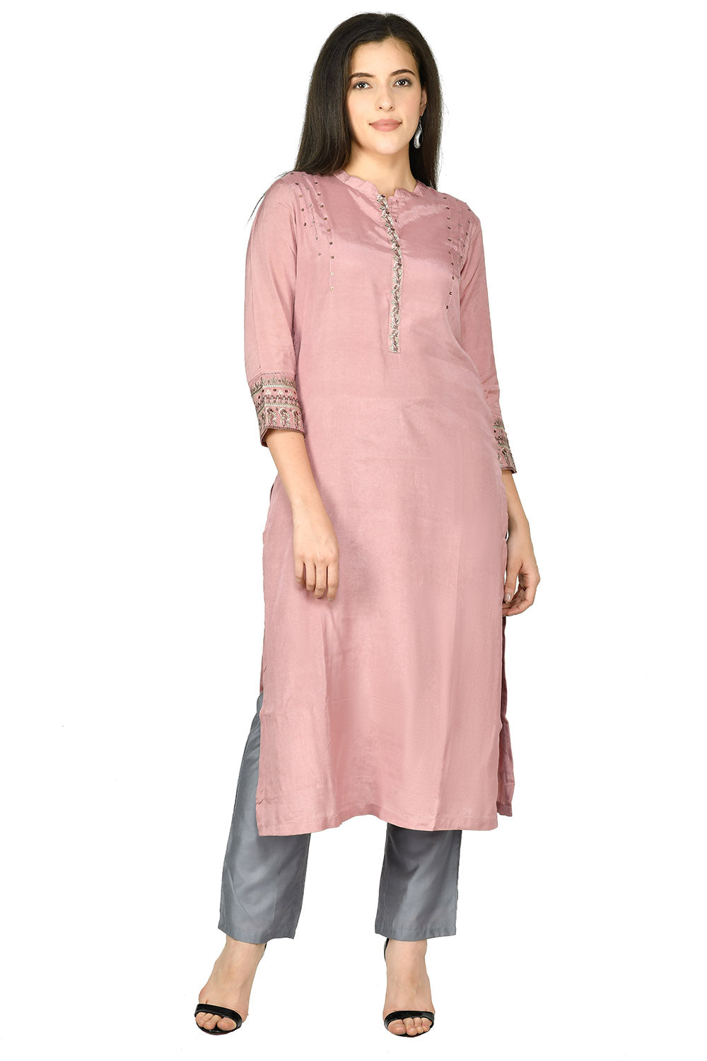 Rose Gold Kurta Set