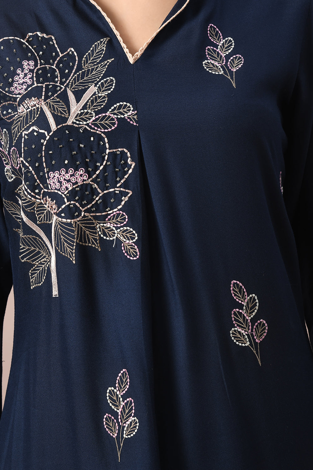 Navy Kurta Set