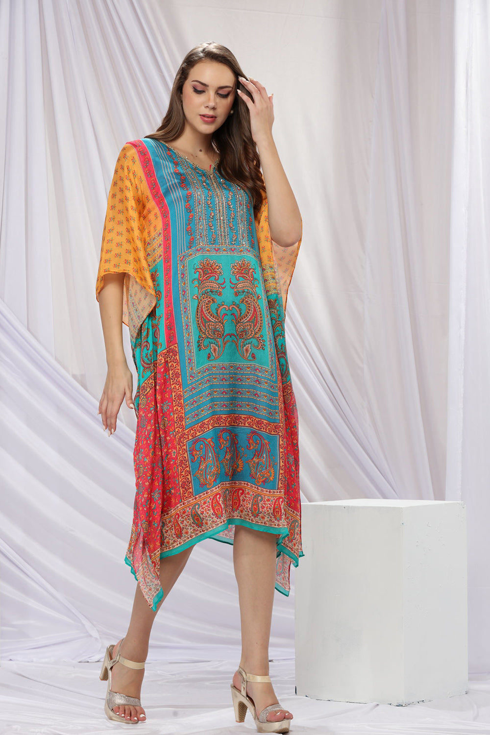 Multicolor Kaftan