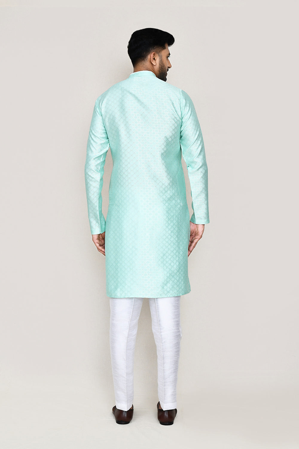 Light Green Kurta with Straight Fit Pant
