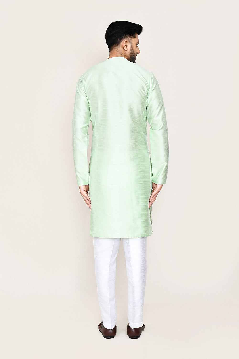 Mint Green Kurta with Straight Fit Pant