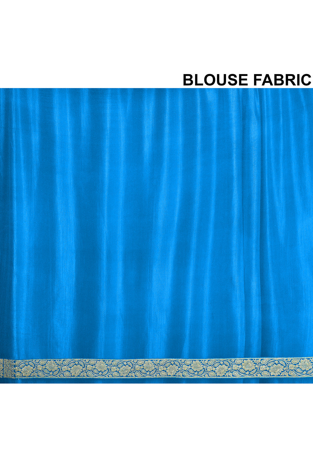 Picock Blue Banarasi Silk Saree