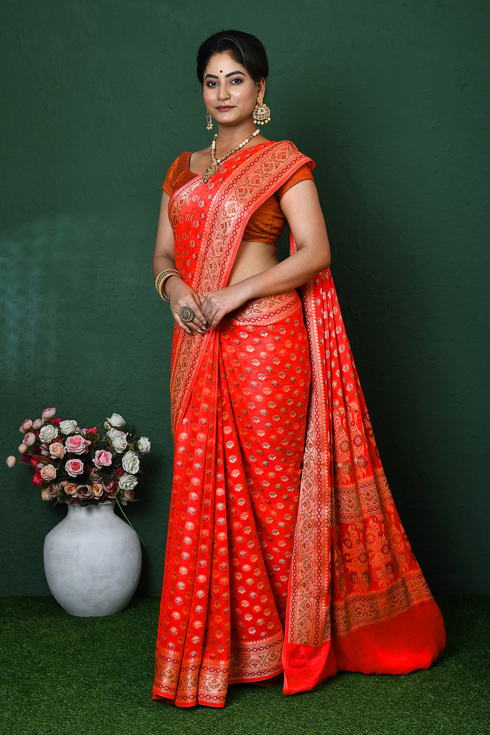 Fenta Banarasi Silk Saree