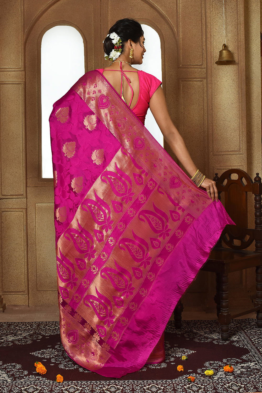 Rani Banarasi Silk Saree