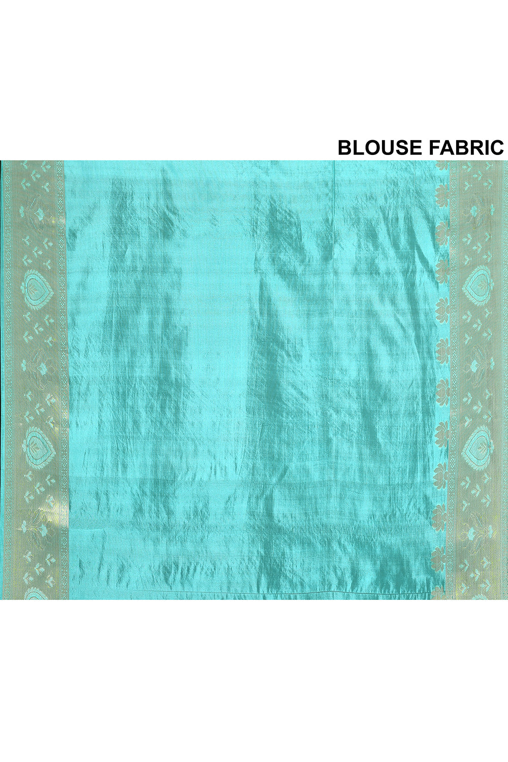 Sea Blue Banarasi Silk Saree