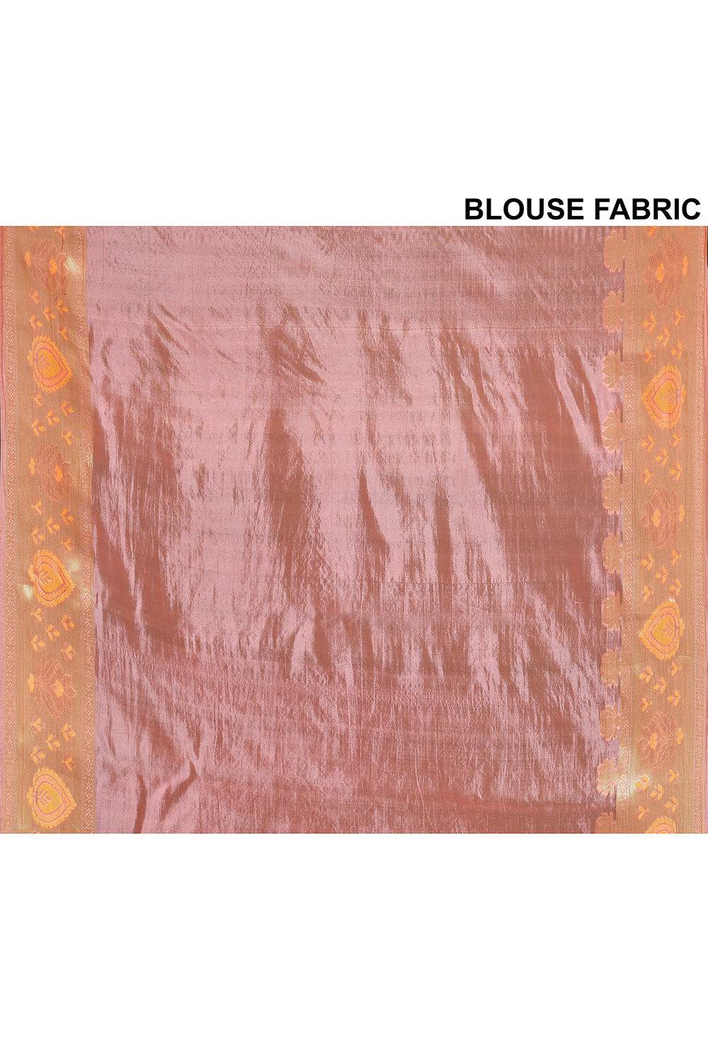 Peach Banarasi Silk Saree