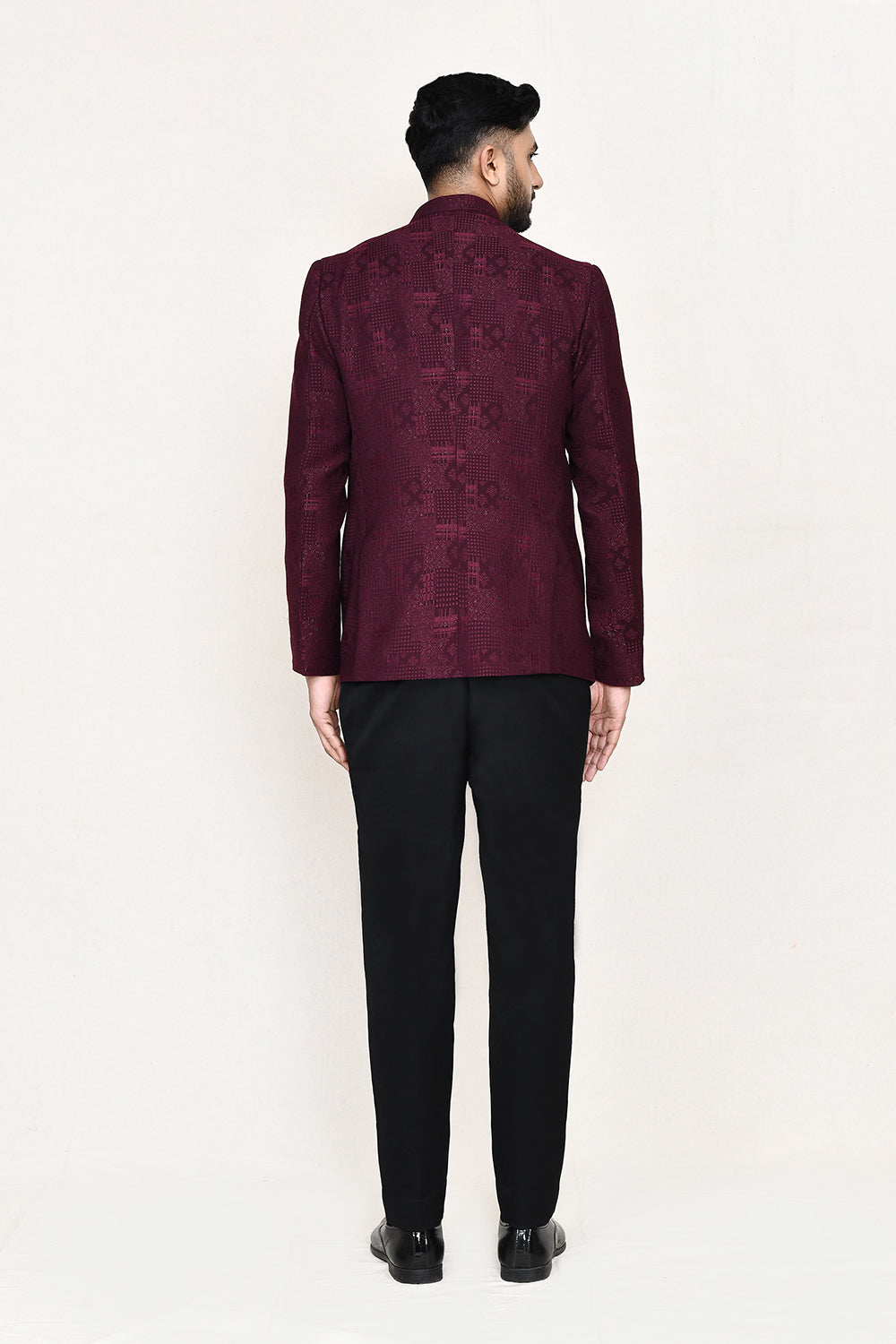Maroon Jacket with Pant