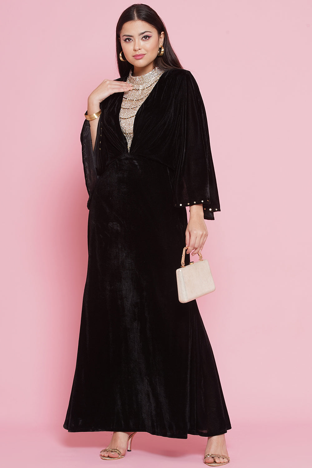 Black Velvet Gown