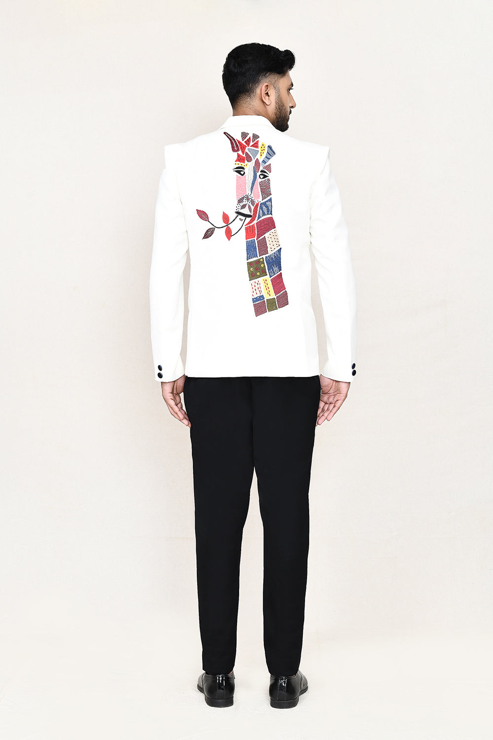 Black Coat with Shirt ,Pant & Bow