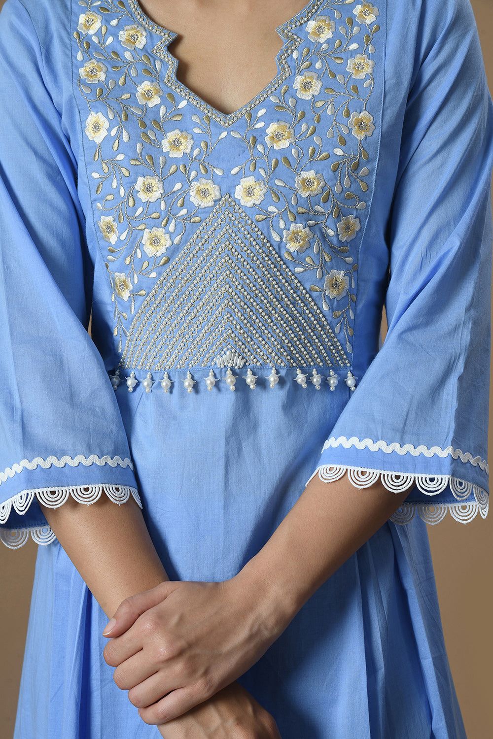 Light Blue Kurta Set