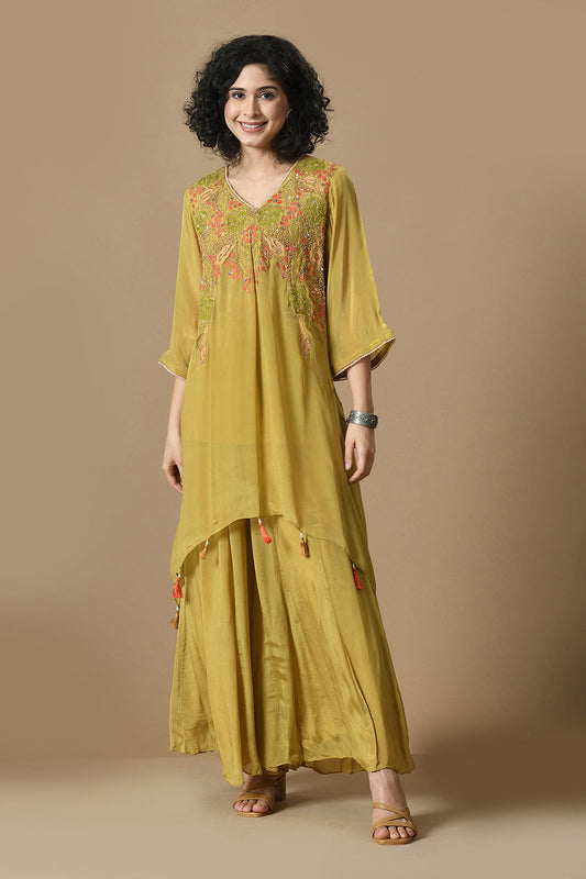 Mehendi Kurta Set