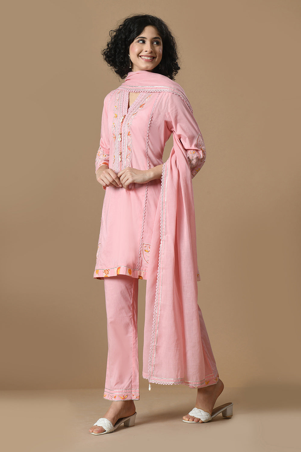Pink Kurta Set