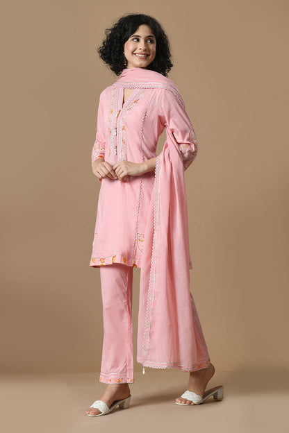 Pink Kurta Set