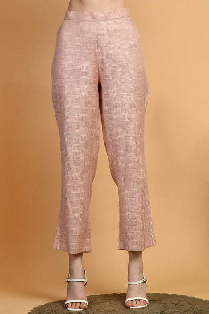 Peach Kurta Set