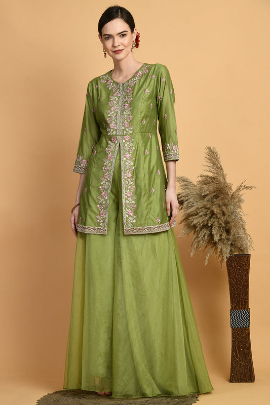 Green Kurta Set