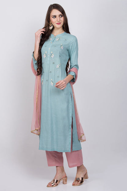 Light Blue Kurta Set