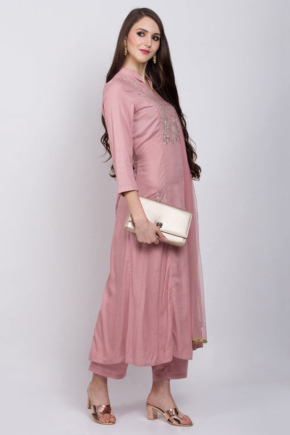 Rose Gold Kurta Set