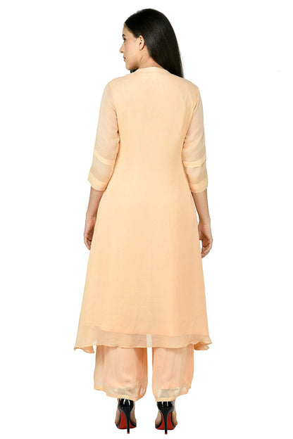 Peach Kurta Set
