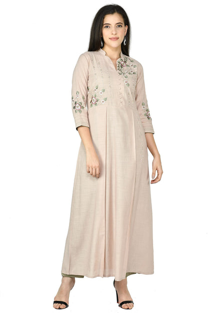 Beige Kurta Set