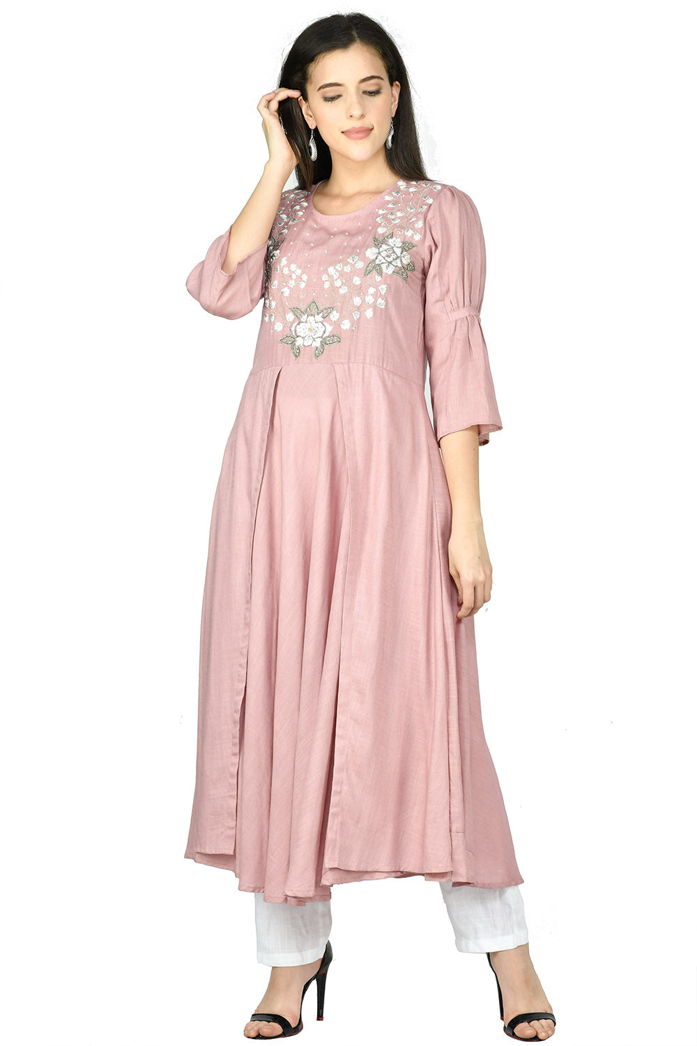 Rose Gold Kurta Set