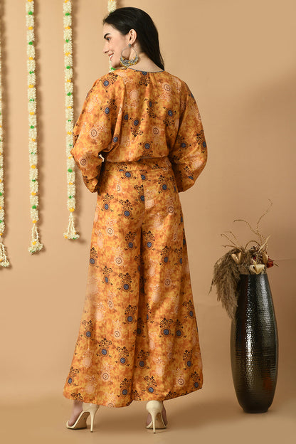 Mustard Kurta Set