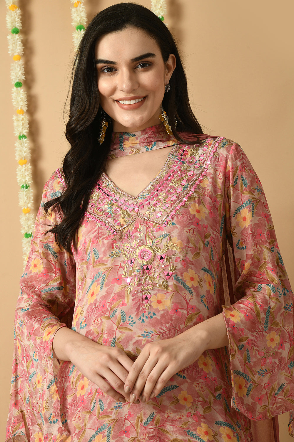 Rose Gold Kurta Set
