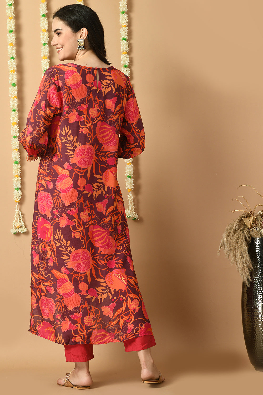 Red Kurta Set