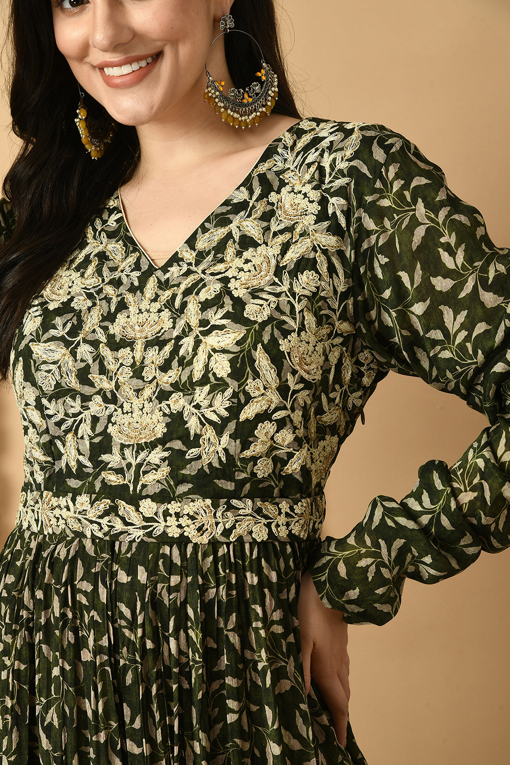 Green Kurta Set