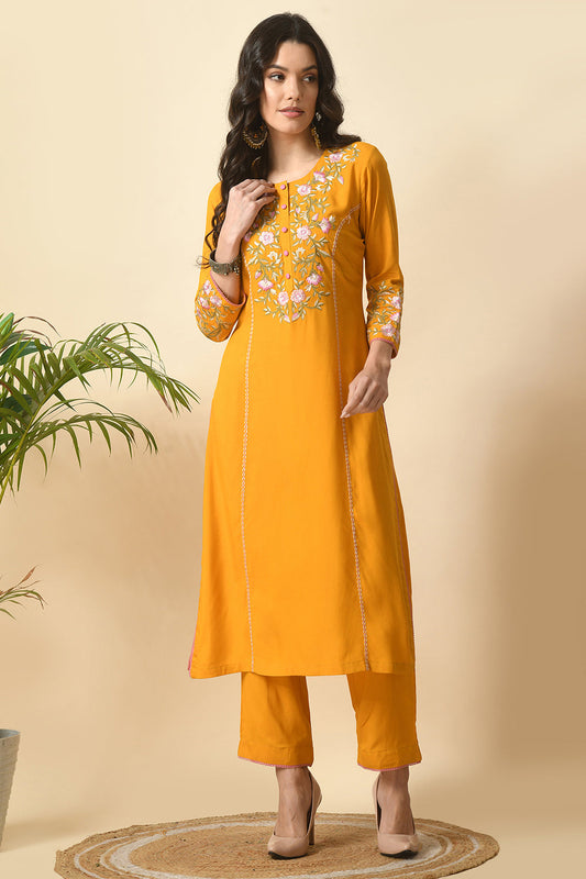 Yellow Kurta Set