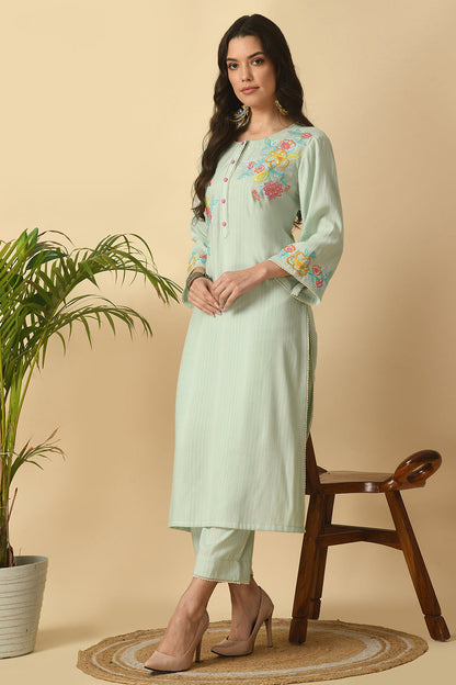 Light Green Kurta Set