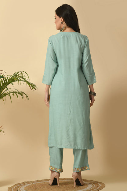 Sea Green Kurta Set