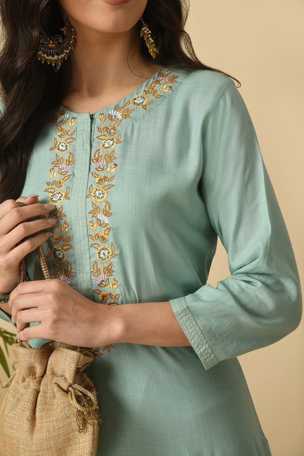 Sea Green Kurta Set
