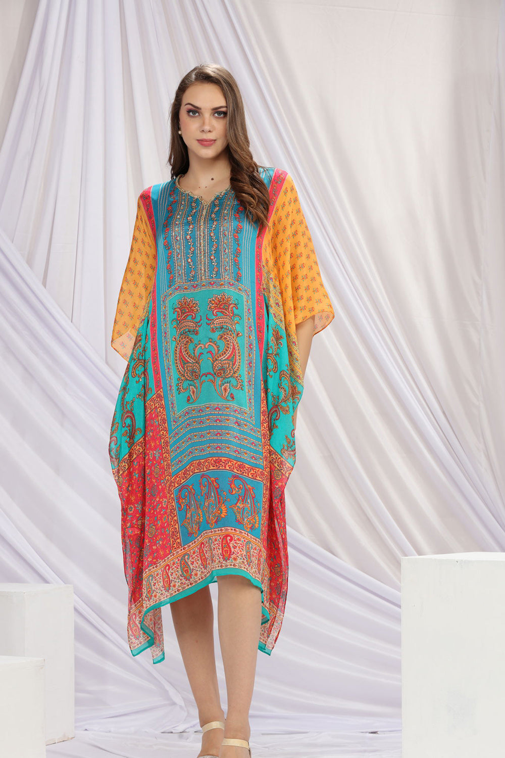 Multicolor Kaftan
