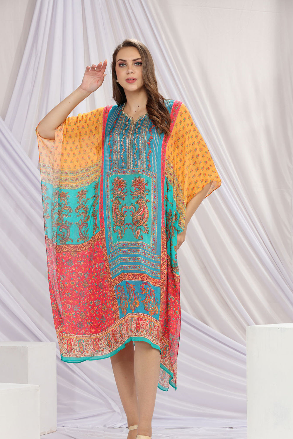 Multicolor Kaftan