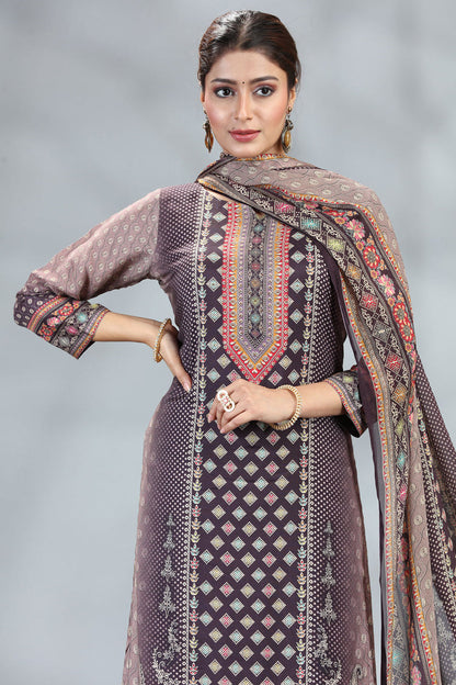 Wine Kurta set