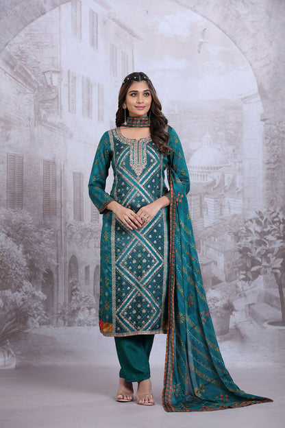 Green Kurta set