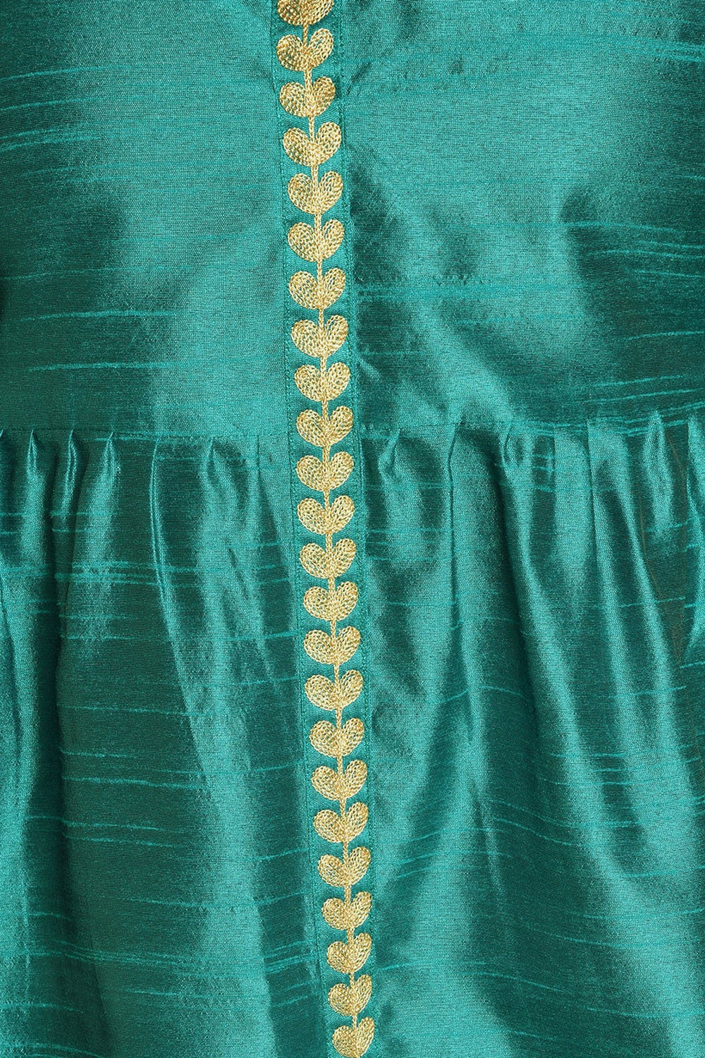 Teal Green Embroidered Kurta Set