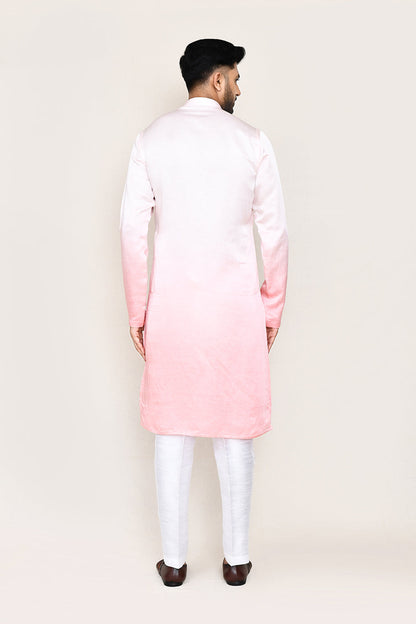 White Kurta with Straight Fit Pant