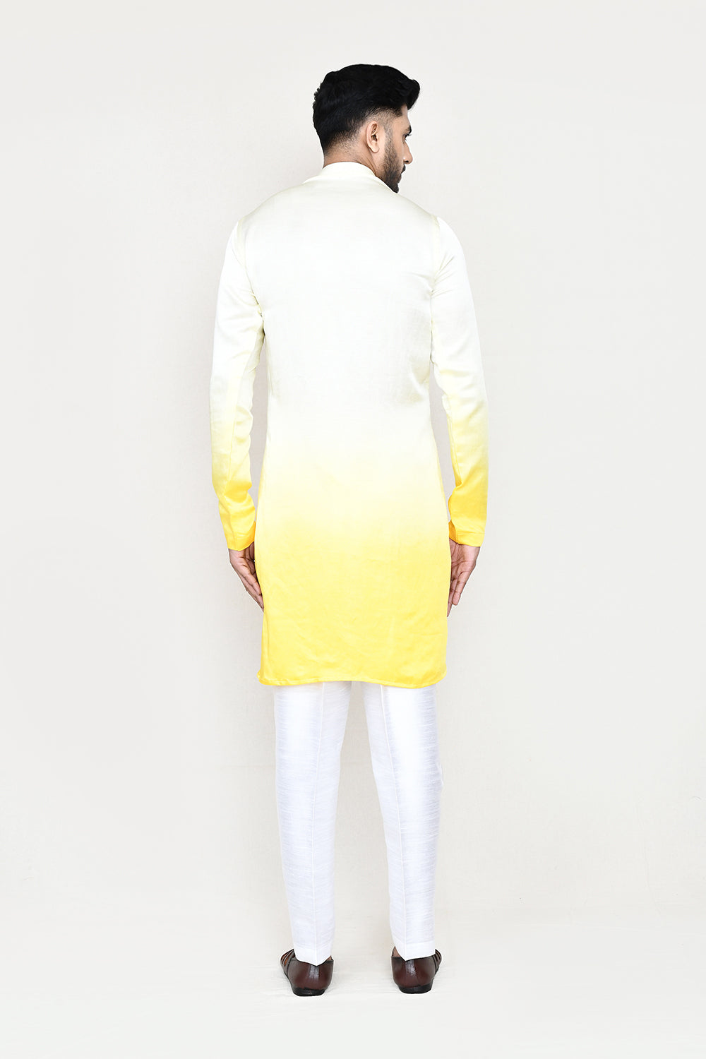 Yellow Kurta with Straight Fit Pant