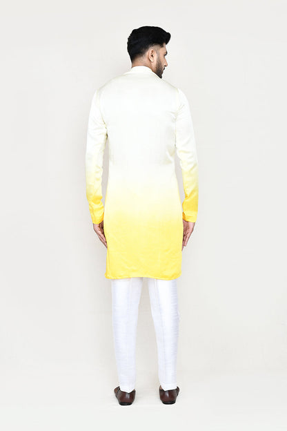 Yellow Kurta with Straight Fit Pant
