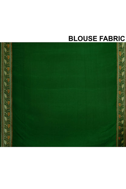 Green Banarasi Silk Saree