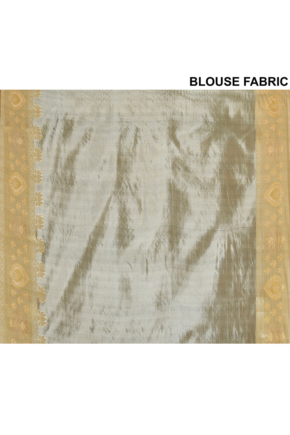 Vez Cream Banarasi Silk Saree