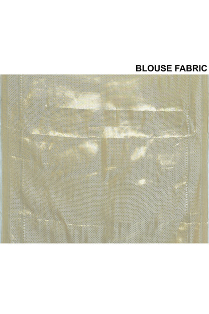 White Banarasi Silk Saree
