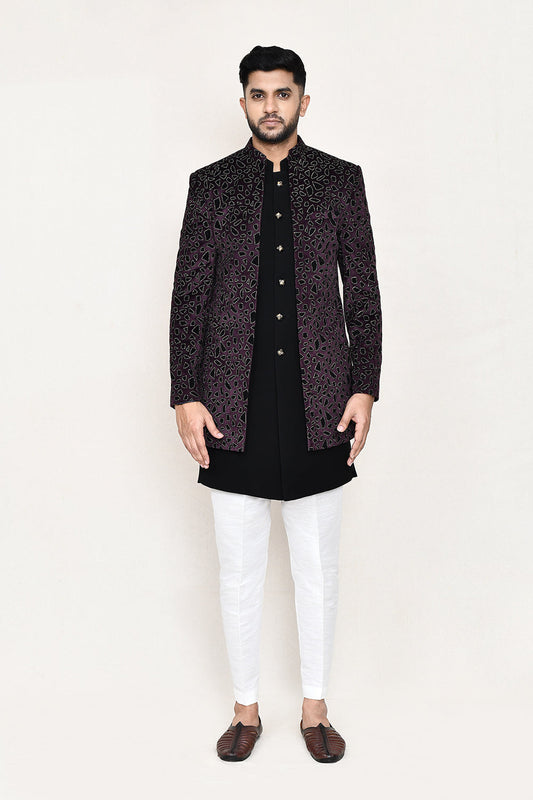Black Indowestern with Pant
