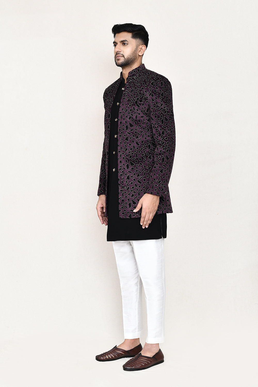 Black Indowestern with Pant