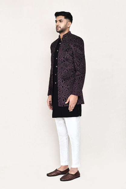 Black Indowestern with Pant