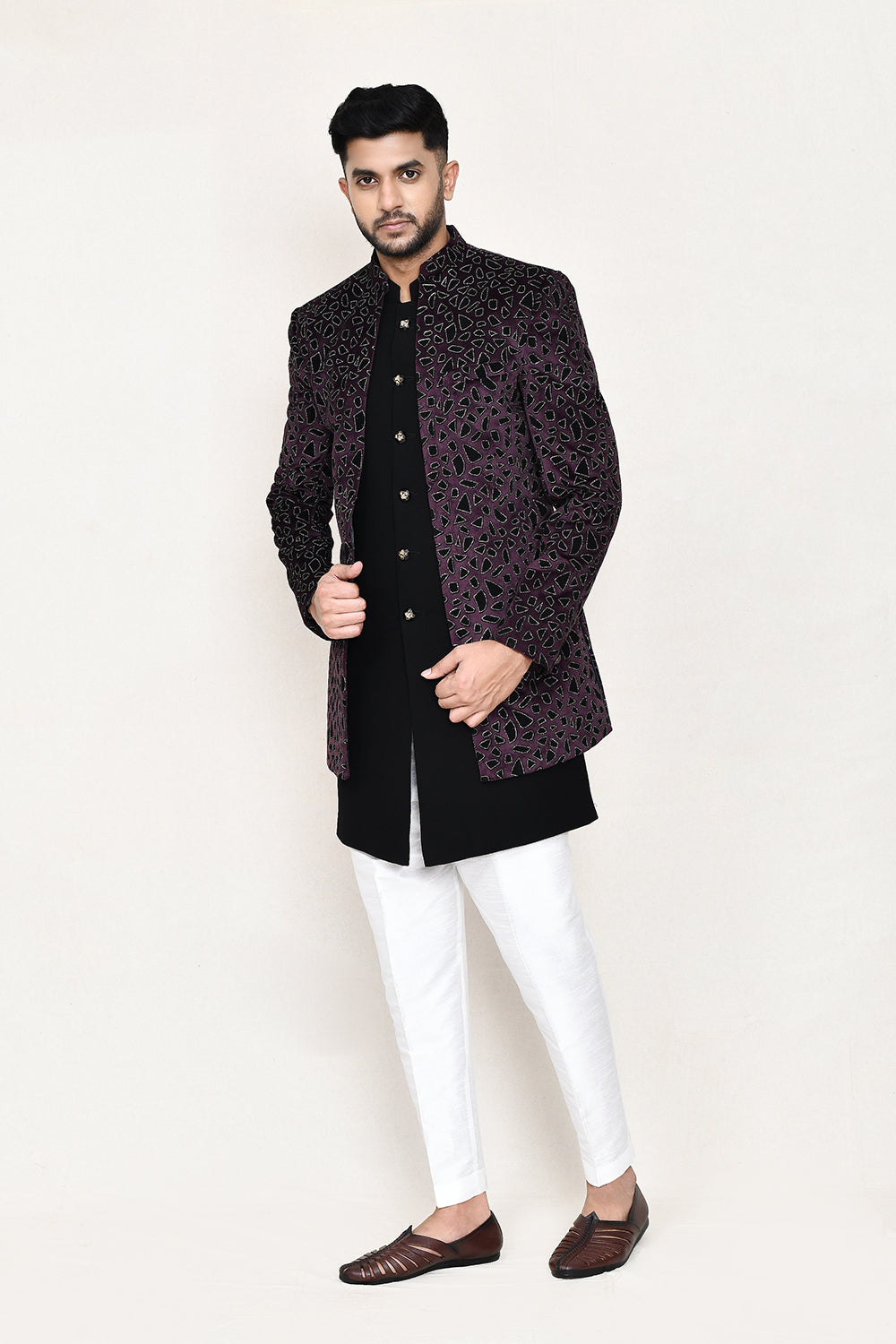 Black Indowestern with Pant