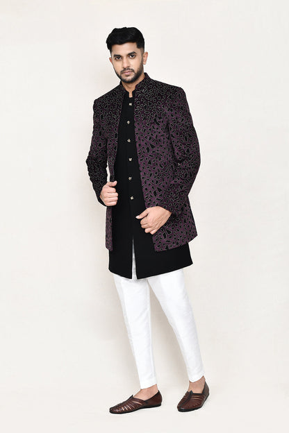 Black Indowestern with Pant