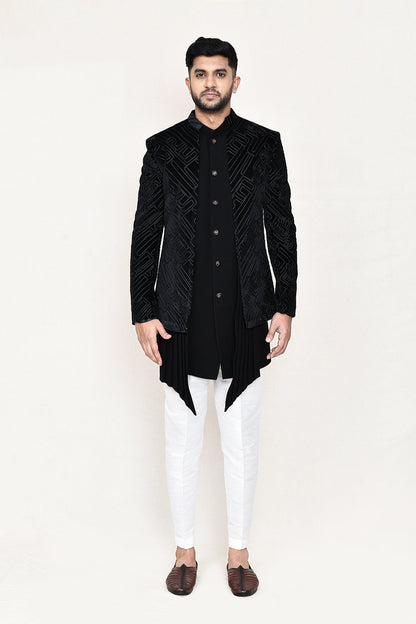 Black Indowestern with Pant