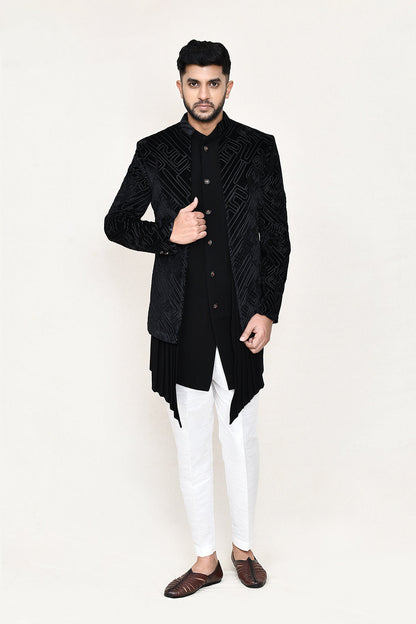 Black Indowestern with Pant